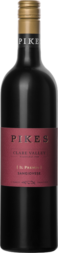 Pikes Il Premio Sangiovese 2023 bottle - Clare Valley